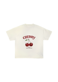 T-shirt Oversize 100% Coton – "Cherry Happy"