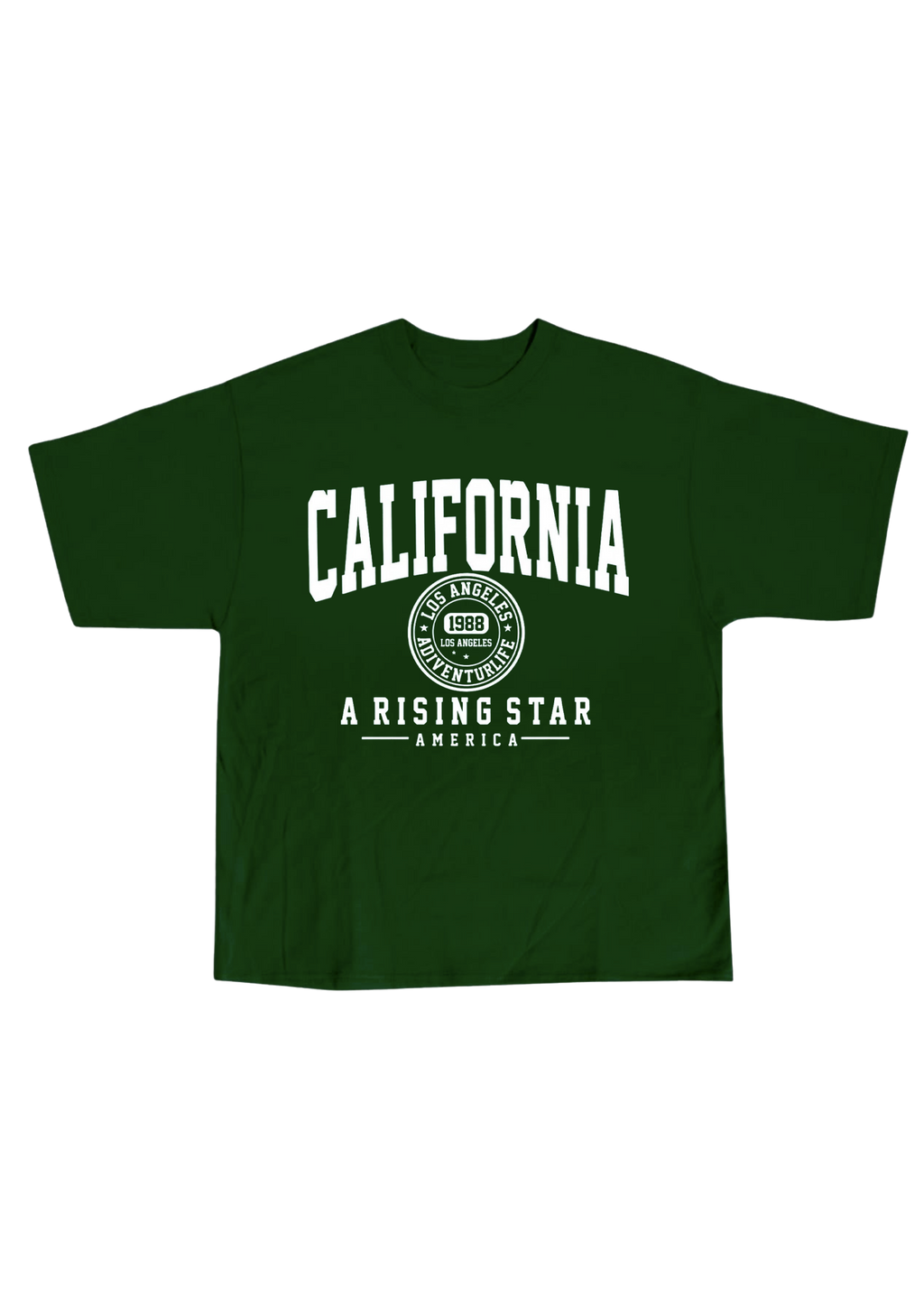 T-shirt Oversize California – 100% Coton