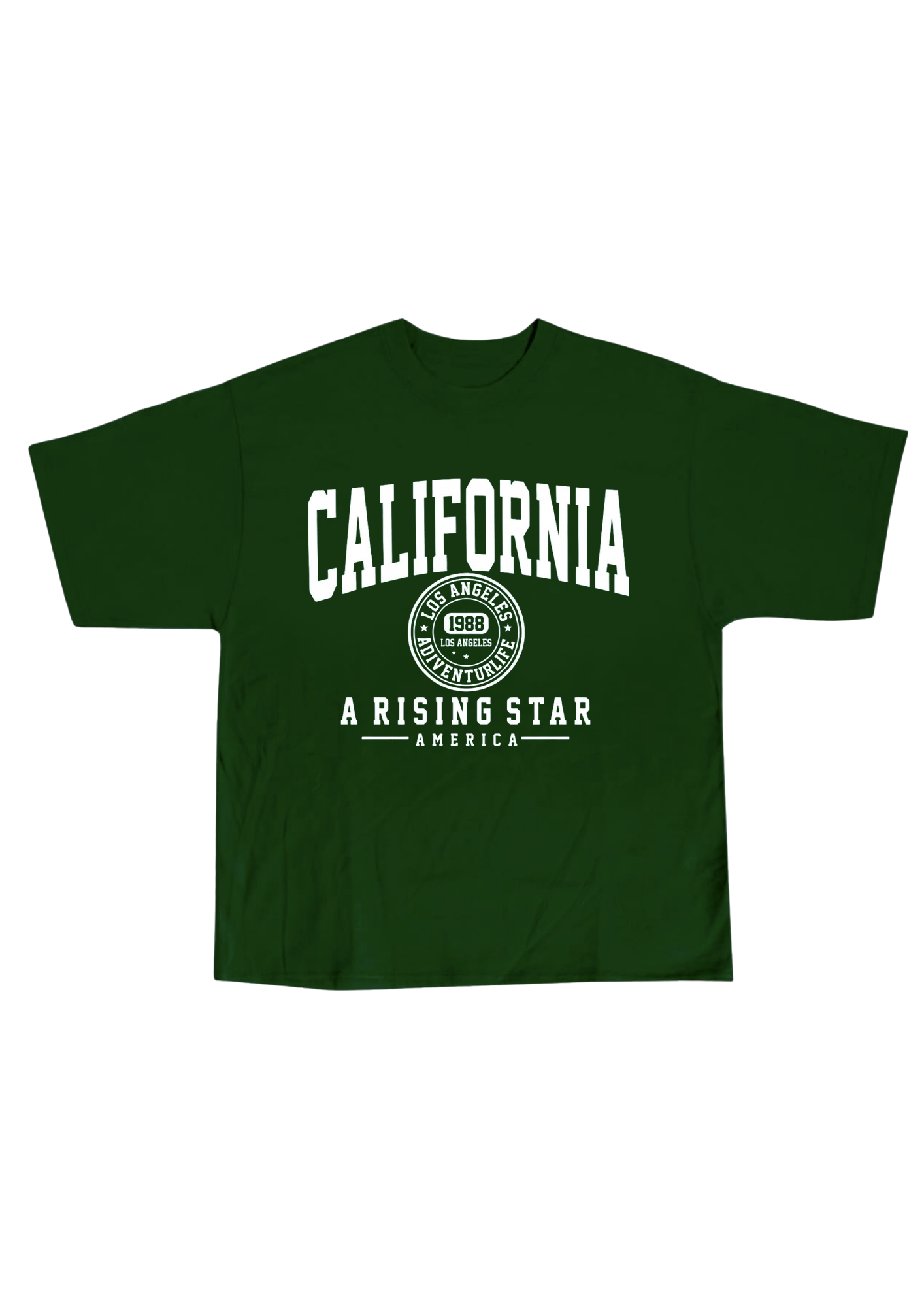 T-shirt Oversize California – 100% Coton